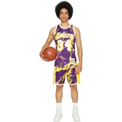Camiseta Lakers Doodle Swingman Blanca