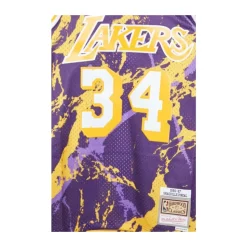 Camiseta Lakers Doodle Swingman Blanca