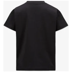 Camiseta negra con logo para niños