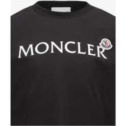 Camiseta negra con logo para niños