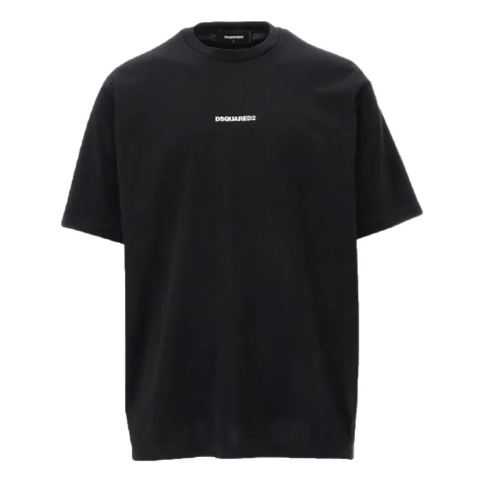 Camiseta Negra de Algodón