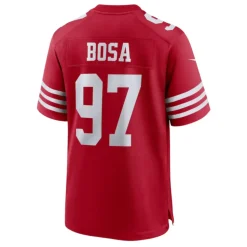 Camiseta NFL 49ers Nick Bosa roja