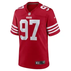 Camiseta NFL 49ers Nick Bosa roja