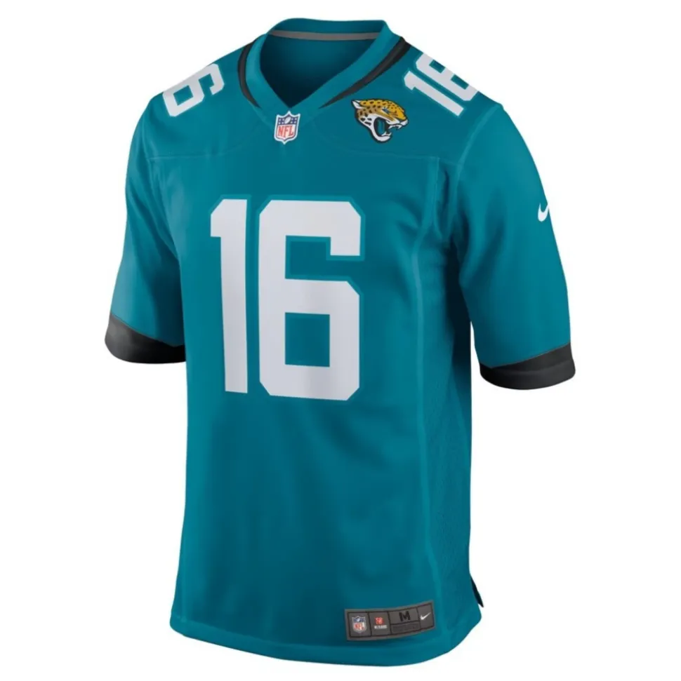 Camiseta NFL Jaguars Trevor Lawrence Turquesa