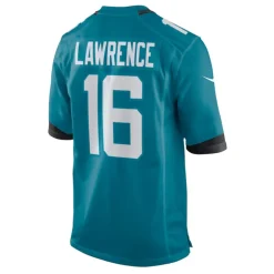 Camiseta NFL Jaguars Trevor Lawrence Turquesa