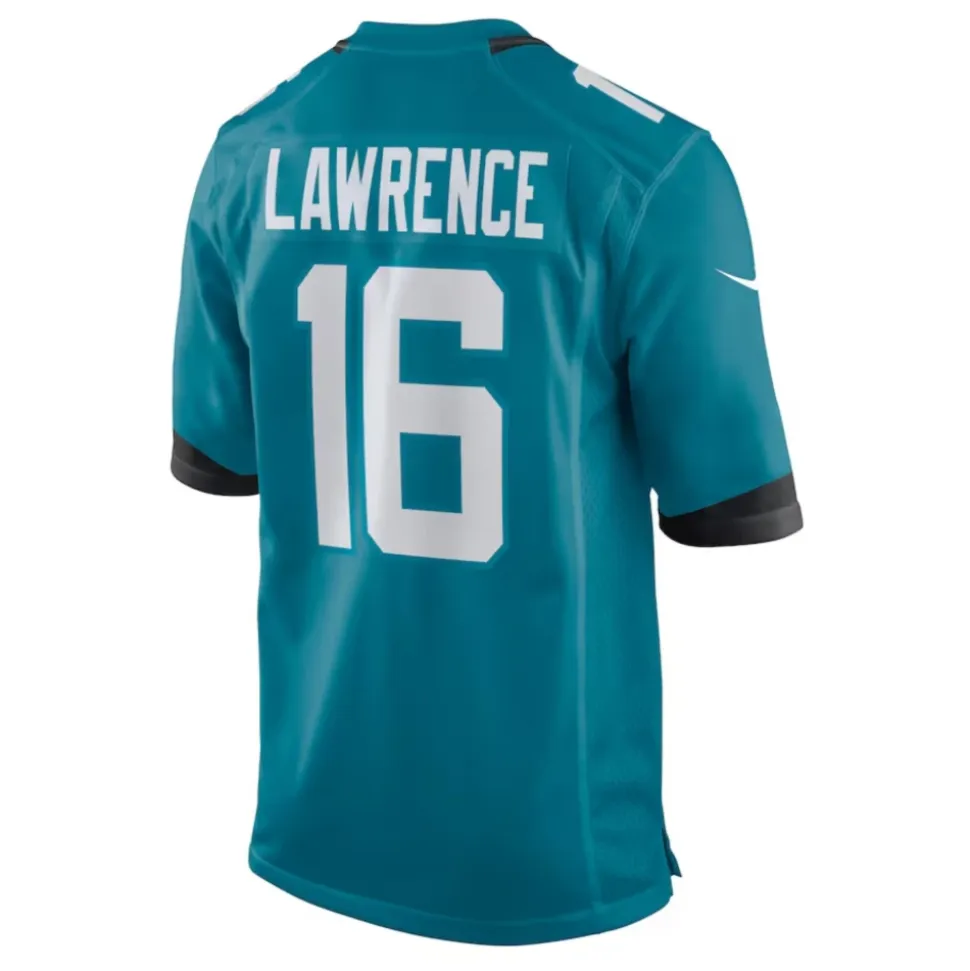 Camiseta NFL Jaguars Trevor Lawrence Turquesa
