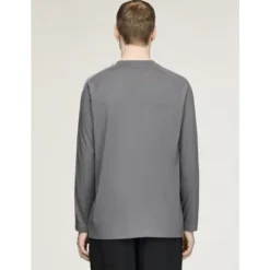 Camiseta Oversize de Manga Larga con Rayas Degradadas