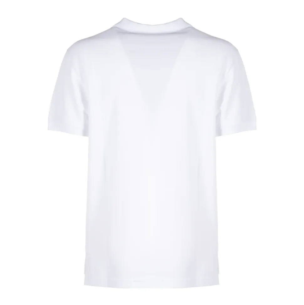Camiseta Polo Double Smile Blanca