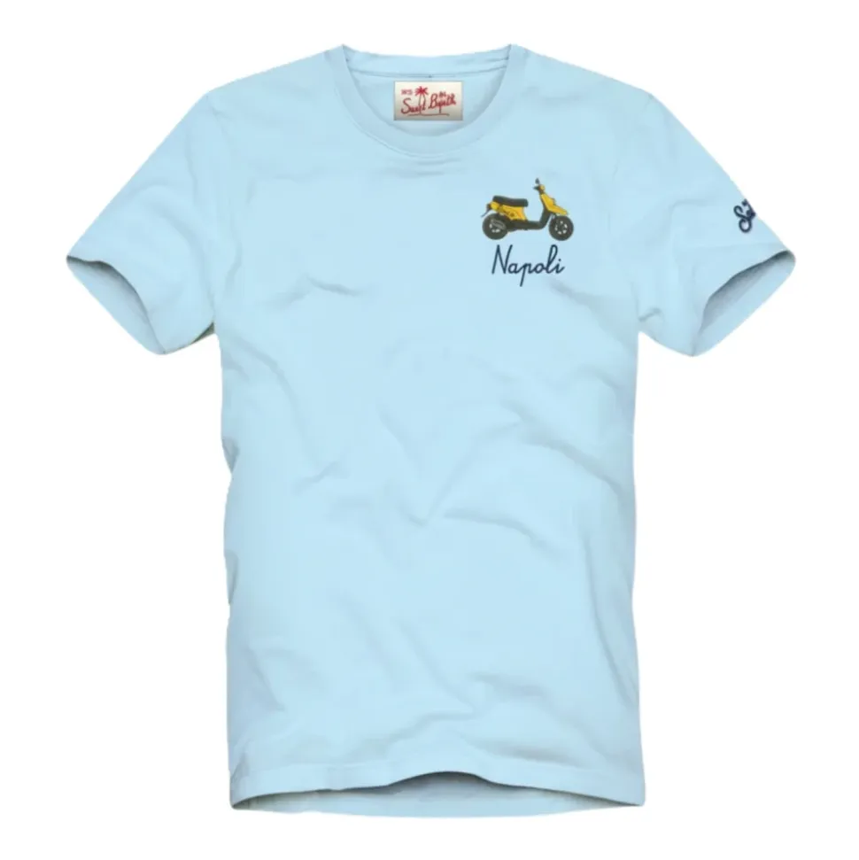 Camiseta Portofino de Algodón con Estampado Frontal