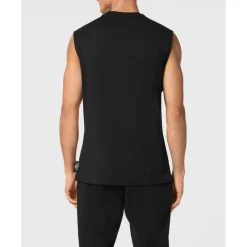 Camiseta sin Mangas Cuello Redondo