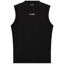 Camiseta sin Mangas de Algodón Slub