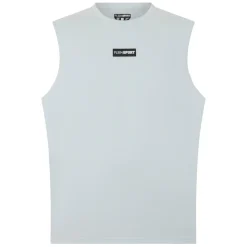 Camiseta sin Mangas de Algodón Slub