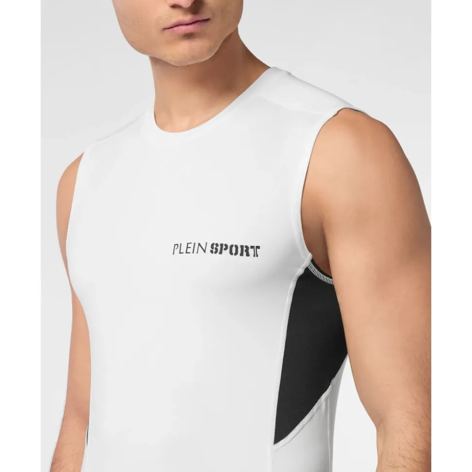 Camiseta sin mangas de punto técnico