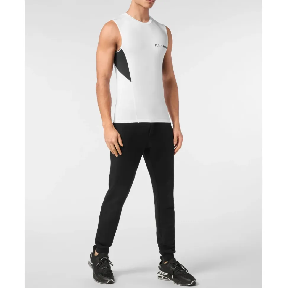 Camiseta sin mangas de punto técnico