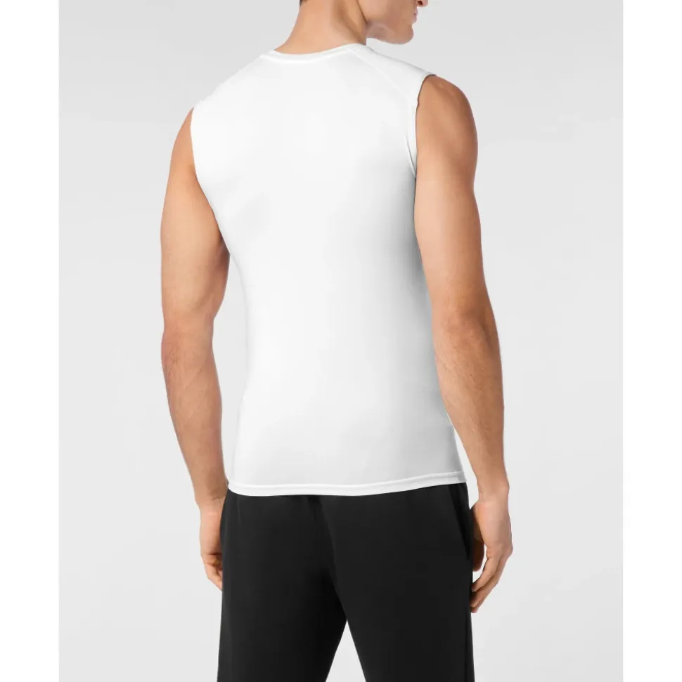Camiseta sin mangas de punto técnico