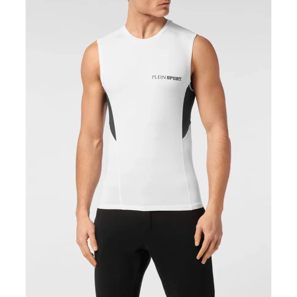Camiseta sin mangas de punto técnico