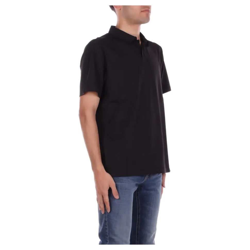 Camisetas y Polos Negros Logo