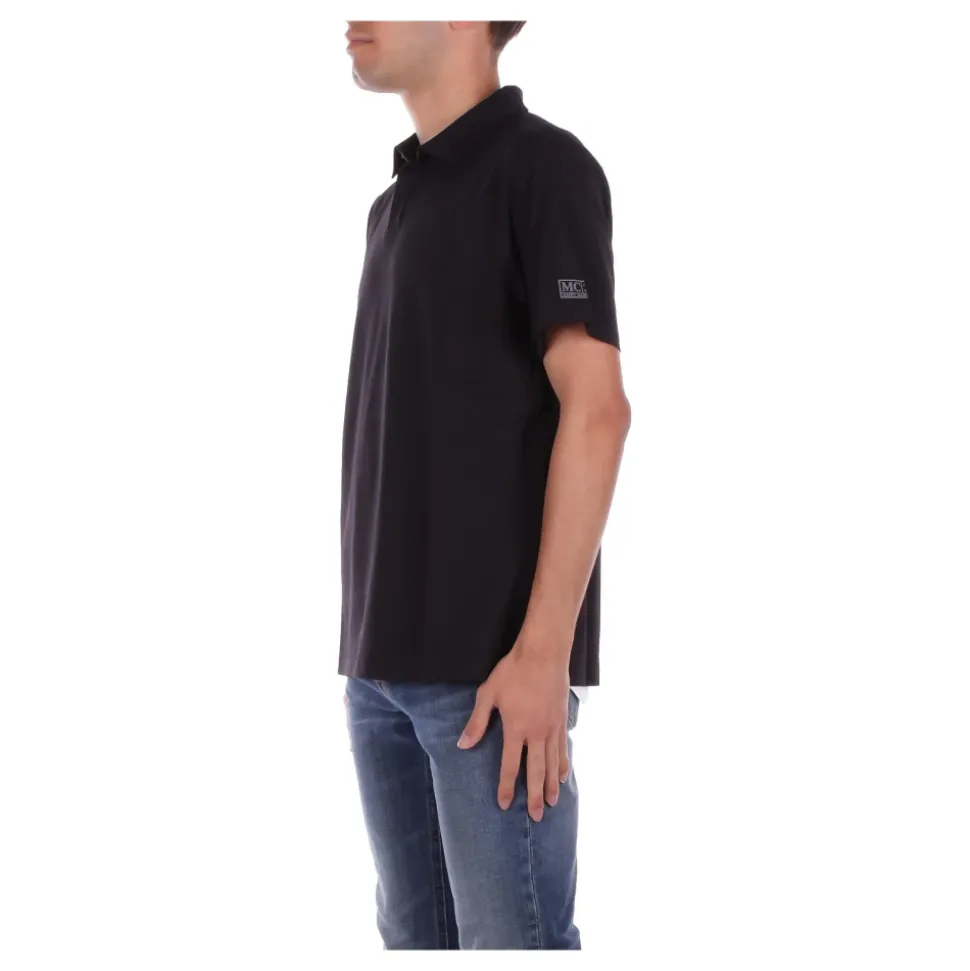 Camisetas y Polos Negros Logo