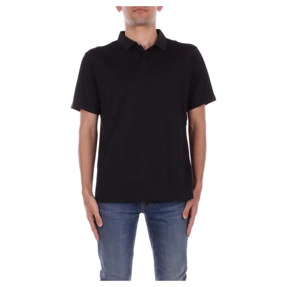 Camisetas y Polos Negros Logo