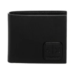 Cartera Bifold de Textura Lisa