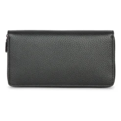 Cartera de cuero de ciervo estampado