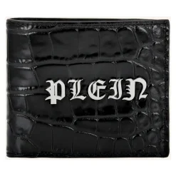 Cartera Francesa de Piel Estampada Crocco Gothic Plein