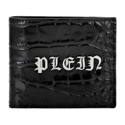 Cartera Francesa de Piel Estampada Crocco Gothic Plein