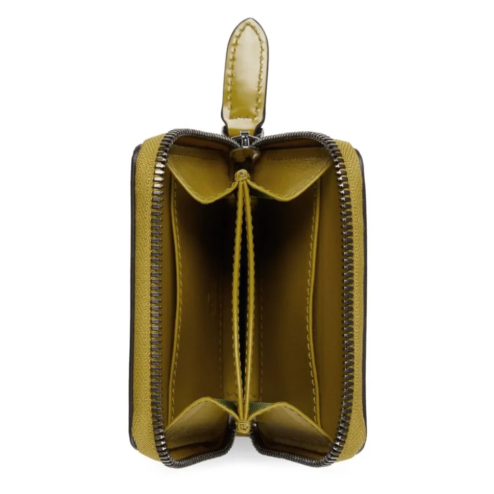 Cartera Pequeña con Cremallera y Bloques de Color
