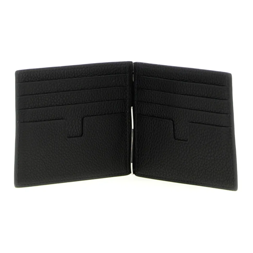 Cartera Tarjetero de Cuero Martillado