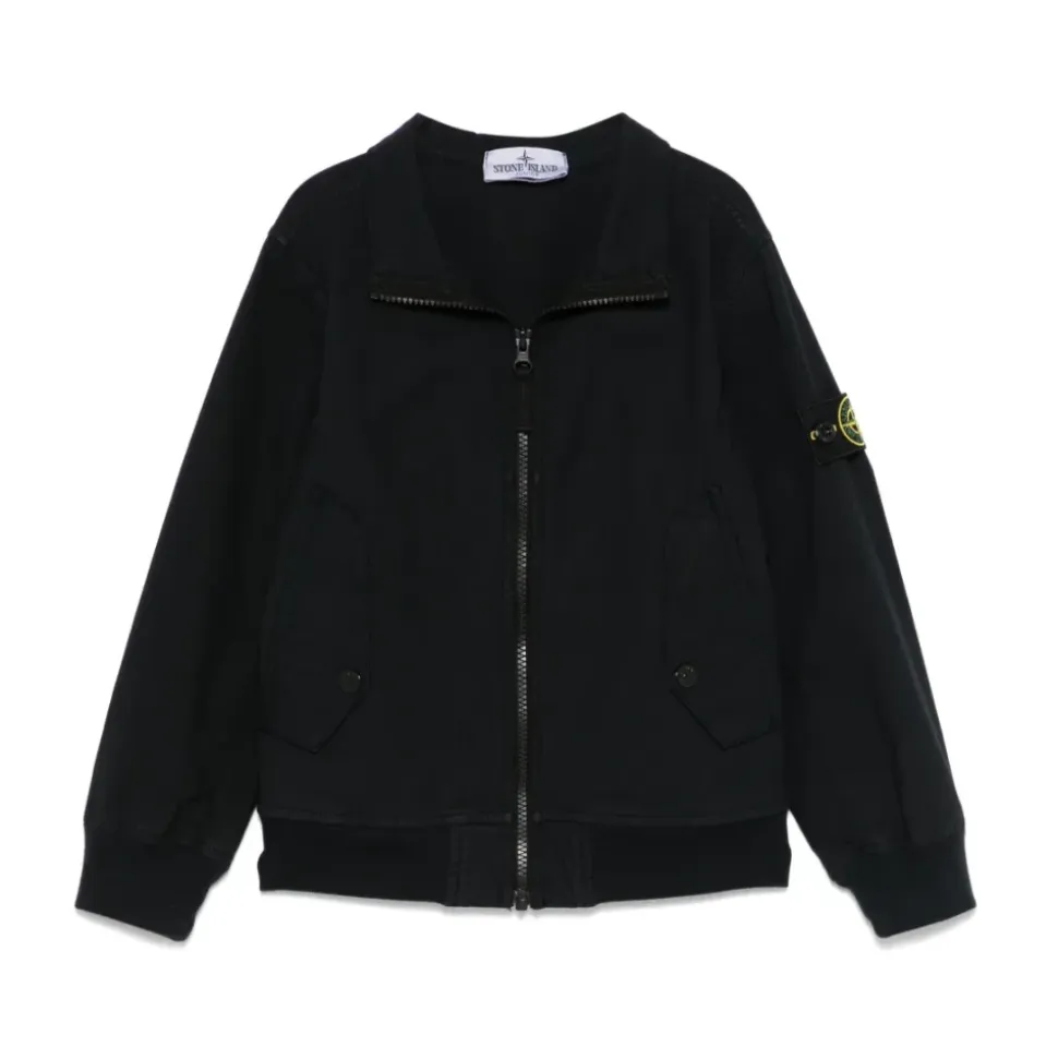 Cazadora Bomber con Cuello Alto