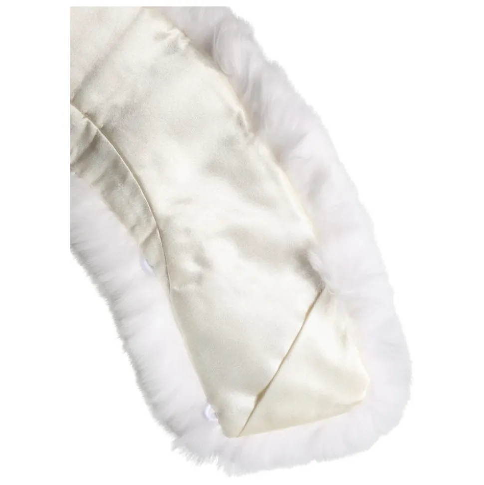 Chal de piel para hombros, cuello y bufanda