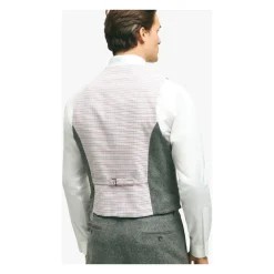 Chaleco de Lana Gris Medio