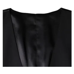 Chaleco de lana negro vestido formal chaleco