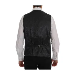 Chaleco Elegante a Rayas Grises