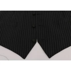 Chaleco Elegante a Rayas Grises