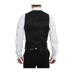 Chaleco Formal de Lana Azul