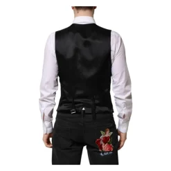 Chaleco Formal Rojo de Lentejuelas