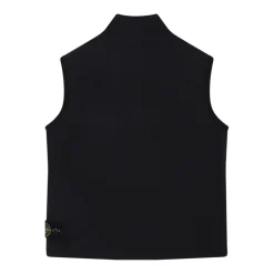 Chaleco negro para niños con parche de logo