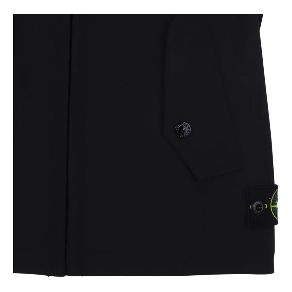 Chaleco negro para niños con parche de logo