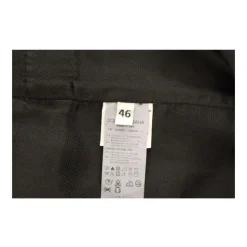 Chaleco Negro Vestido Cuello en V Corte Clásico