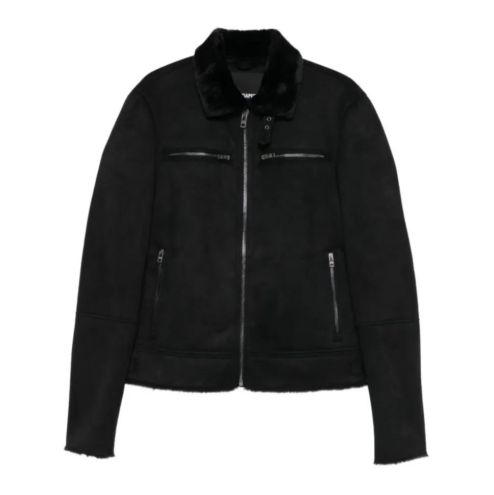 Chaqueta Acolchada con Cuello Suave