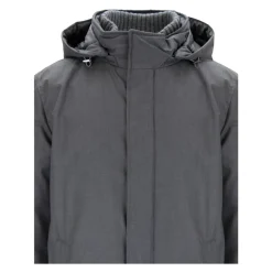 Chaqueta acolchada de hombre con cremallera