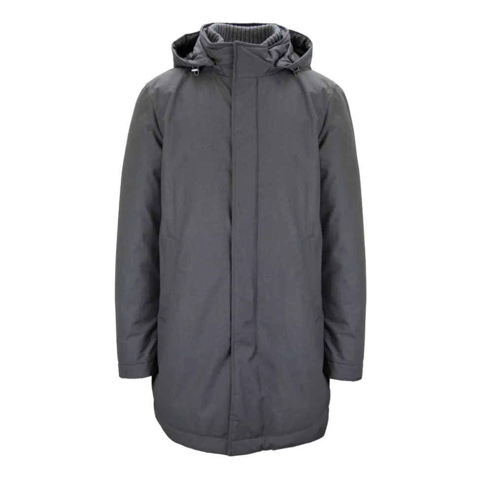 Chaqueta acolchada de hombre con cremallera