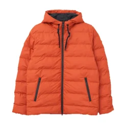 Chaqueta acolchada impermeable Ocre quemado