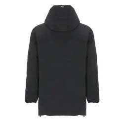 Chaqueta Acolchada Negra con Capucha
