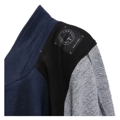 Chaqueta Ajustada de Algodón Melange Tejida