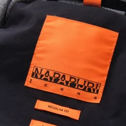Chaqueta azul con forro de felpa