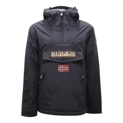 Chaqueta azul con forro de felpa