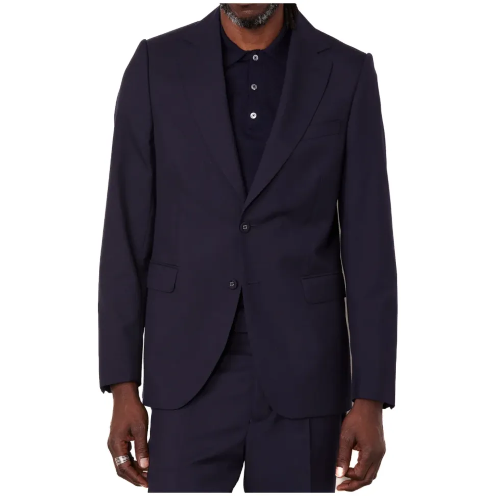Chaqueta Azul de Lana 3ply