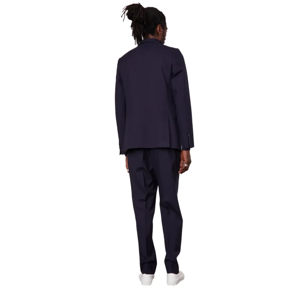 Chaqueta Azul de Lana 3ply
